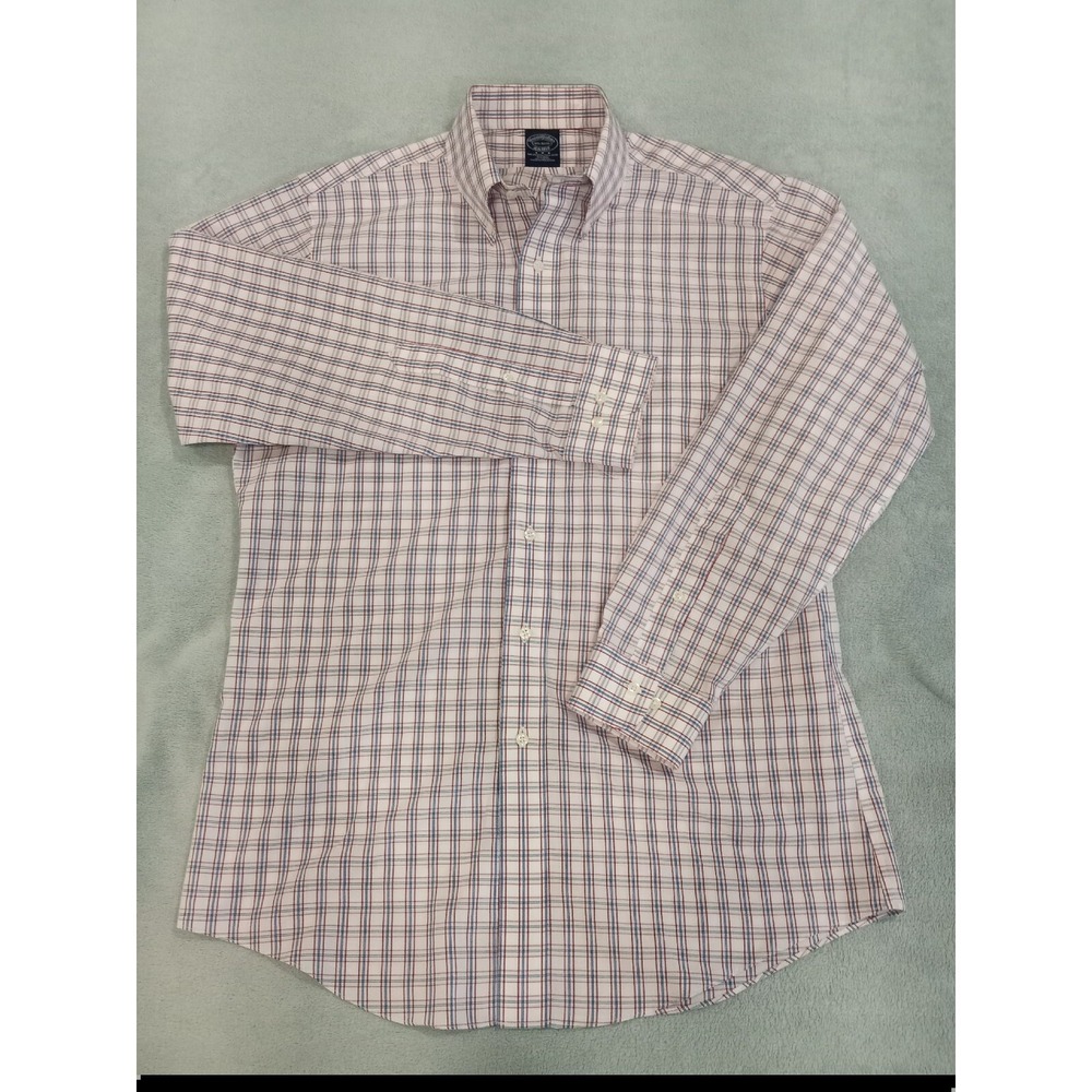 Mens Brooks Brothers The Original Polo Shirt Non Iron Button‎ Down Long Sleeve